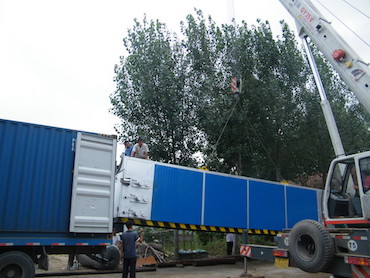 Multiple dryer container loading