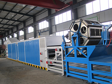 Shaper & dryer for egg tray machine